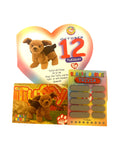 Beanie of the Day (October 12th) Tuffy the Dog, Beanie Baby Birthday Telegram Treat, Stocking Stuffers, 90s gifts