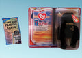 The End 1999 Y2K Millenium Bear Retired Beanie Baby (2000) with Sealed Pack Trading Cards