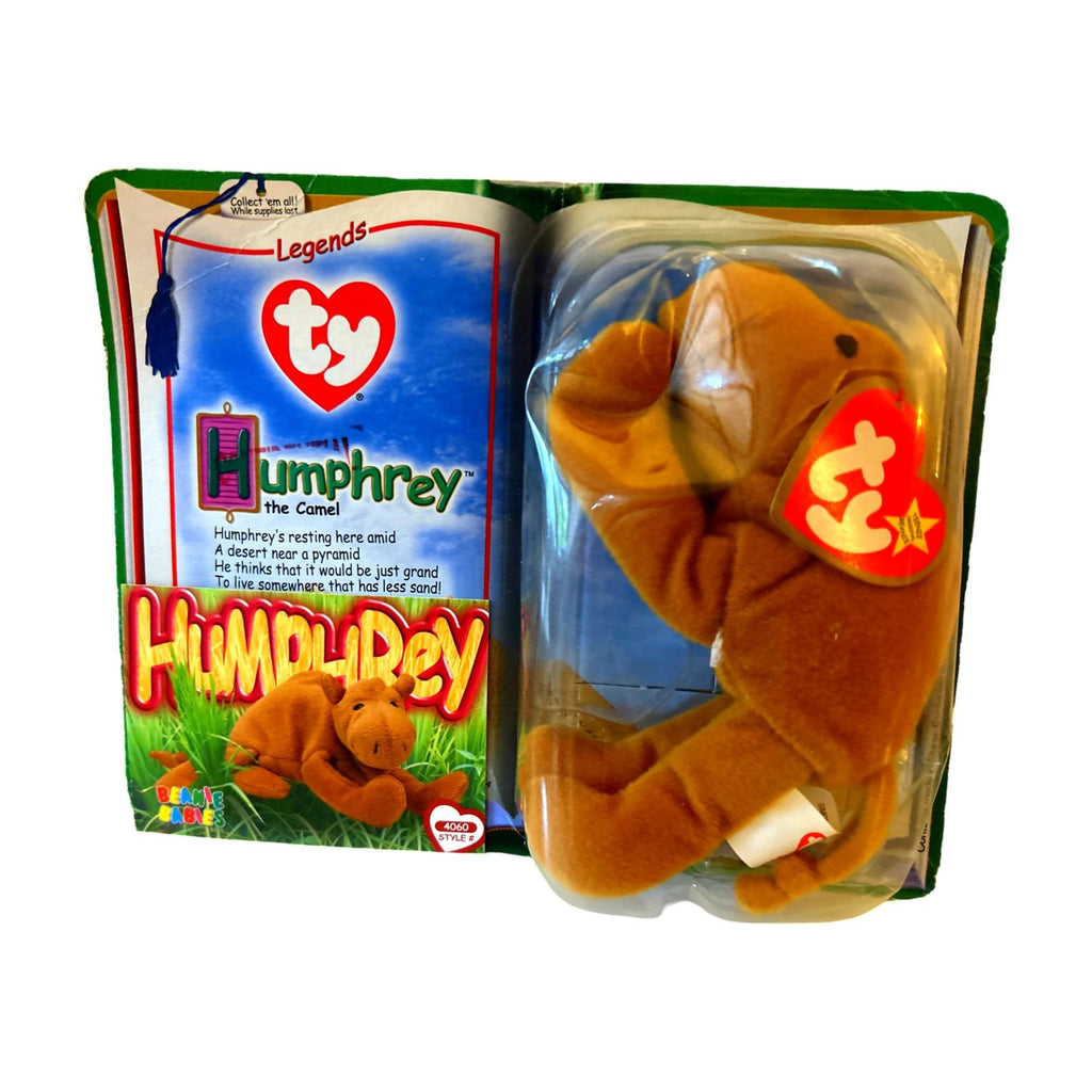 Humphrey the Camel Beanie Baby 2000 Gift Set with Matching Trading Card