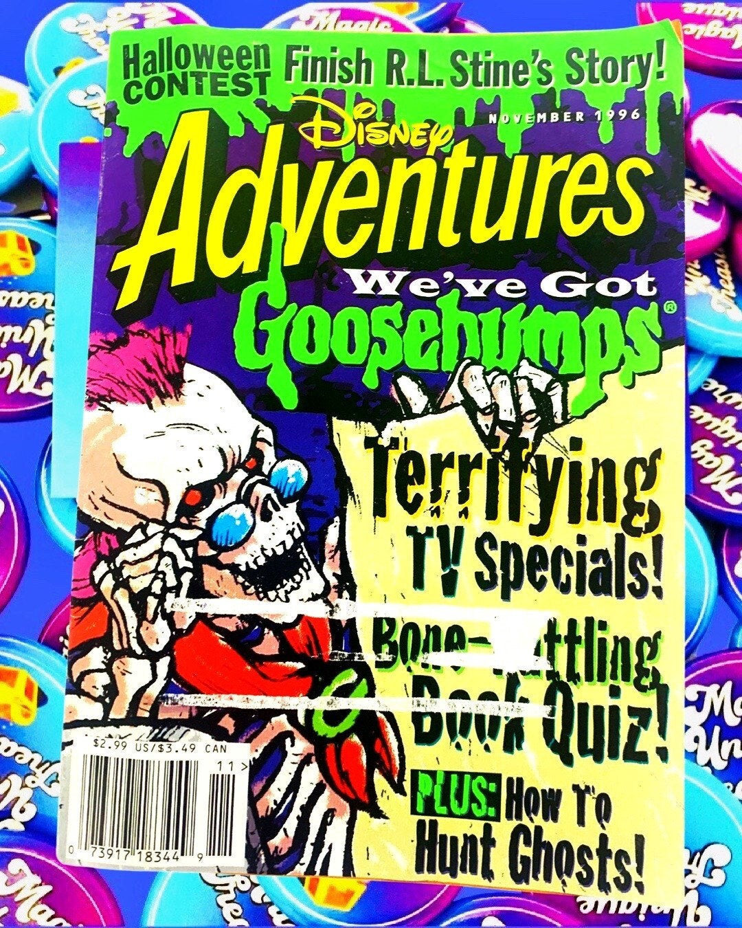 Goosebumps 1996 Disney Adventures Magazine