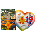 Beanie of the Day (October 19th) Gracie Swan and Quackers the Duck, Beanie Baby Birthday Telegram Treat, Stocking Stuffers, 90s gifts