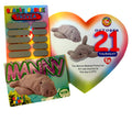 Beanie of the Day (October 21st) Manny the Manatee, Beanie Baby Birthday Telegram Treat, Stocking Stuffers, 90s gifts