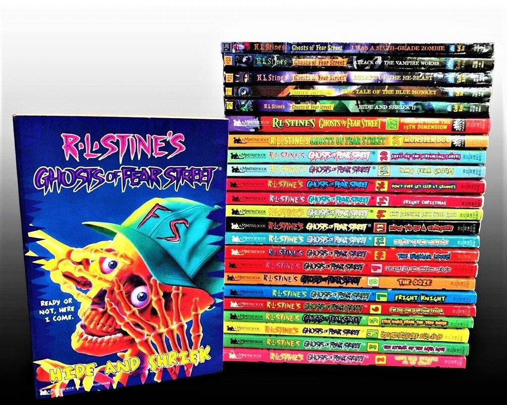 GOOSEBUMPS Ghosts of Fear Street Paperbacks, You Choose the Scare! R.L Stine's Retro Books, Kids Horror, Throwback, 90s