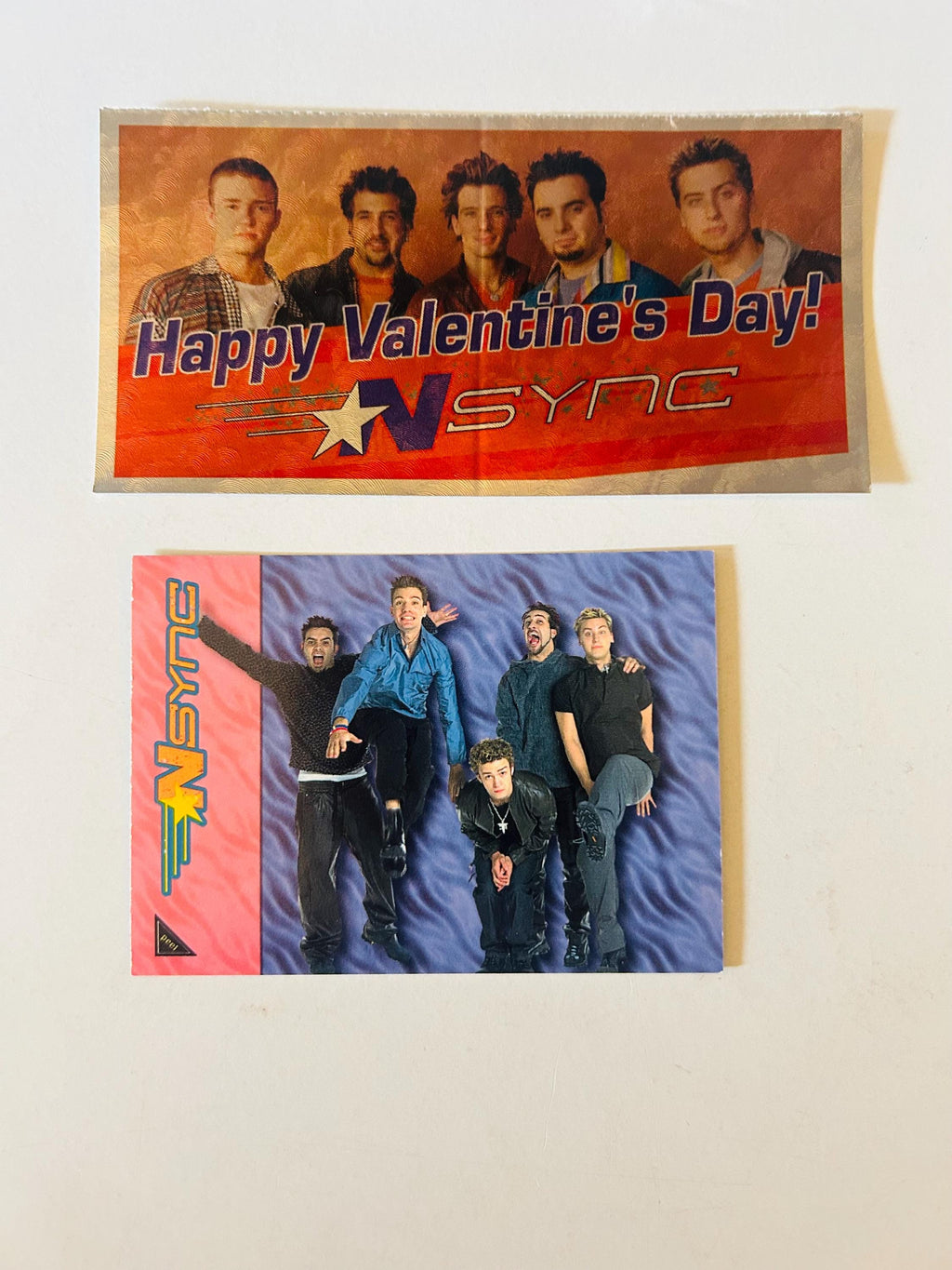 NSYNC Valentine's Day Telegram 2000's Nostalgia *NSYNC, Trading Card and Valentine, Justin Timberlake