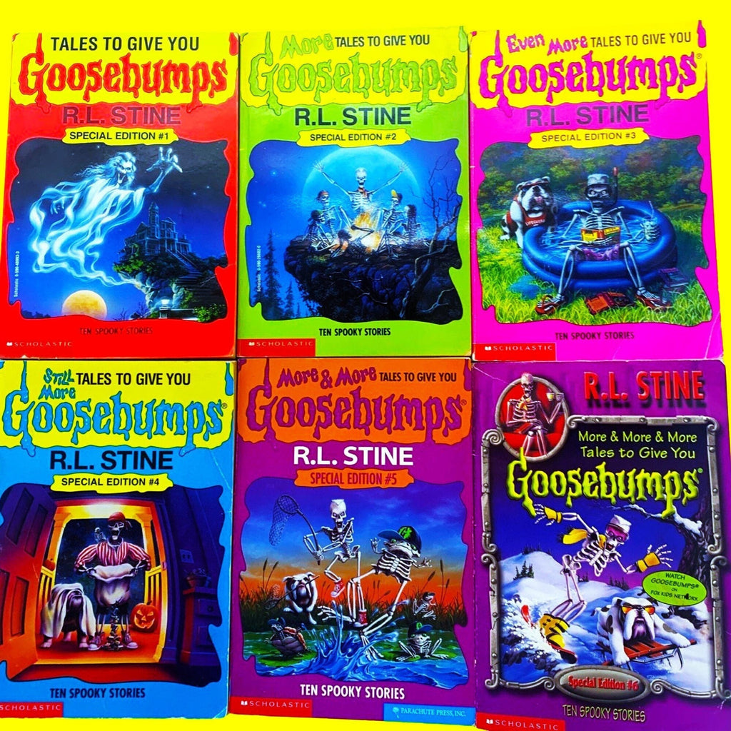 TALES to Give You GOOSEBUMPS Paperbacks You Choose the Scare! R.L Stine's Retro Books, Kids Horror, Throwback, 90s