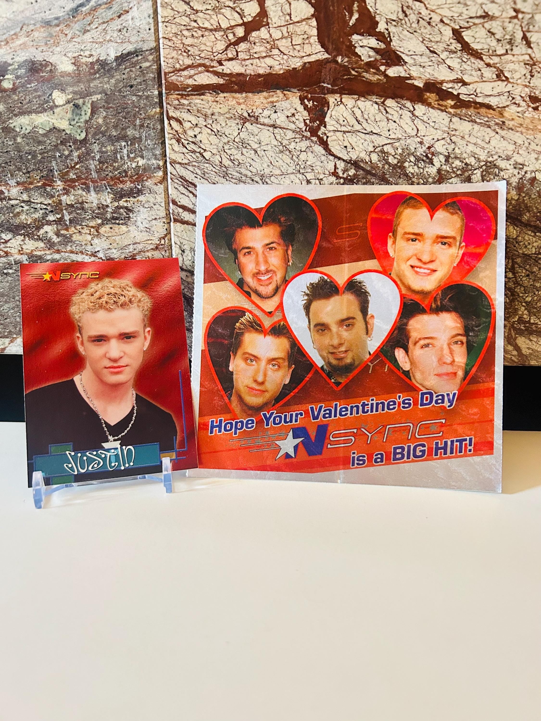 NSYNC Valentine's Day Telegram 2000's Nostalgia *NSYNC, Justin Timberlake Trading Card and Valentine