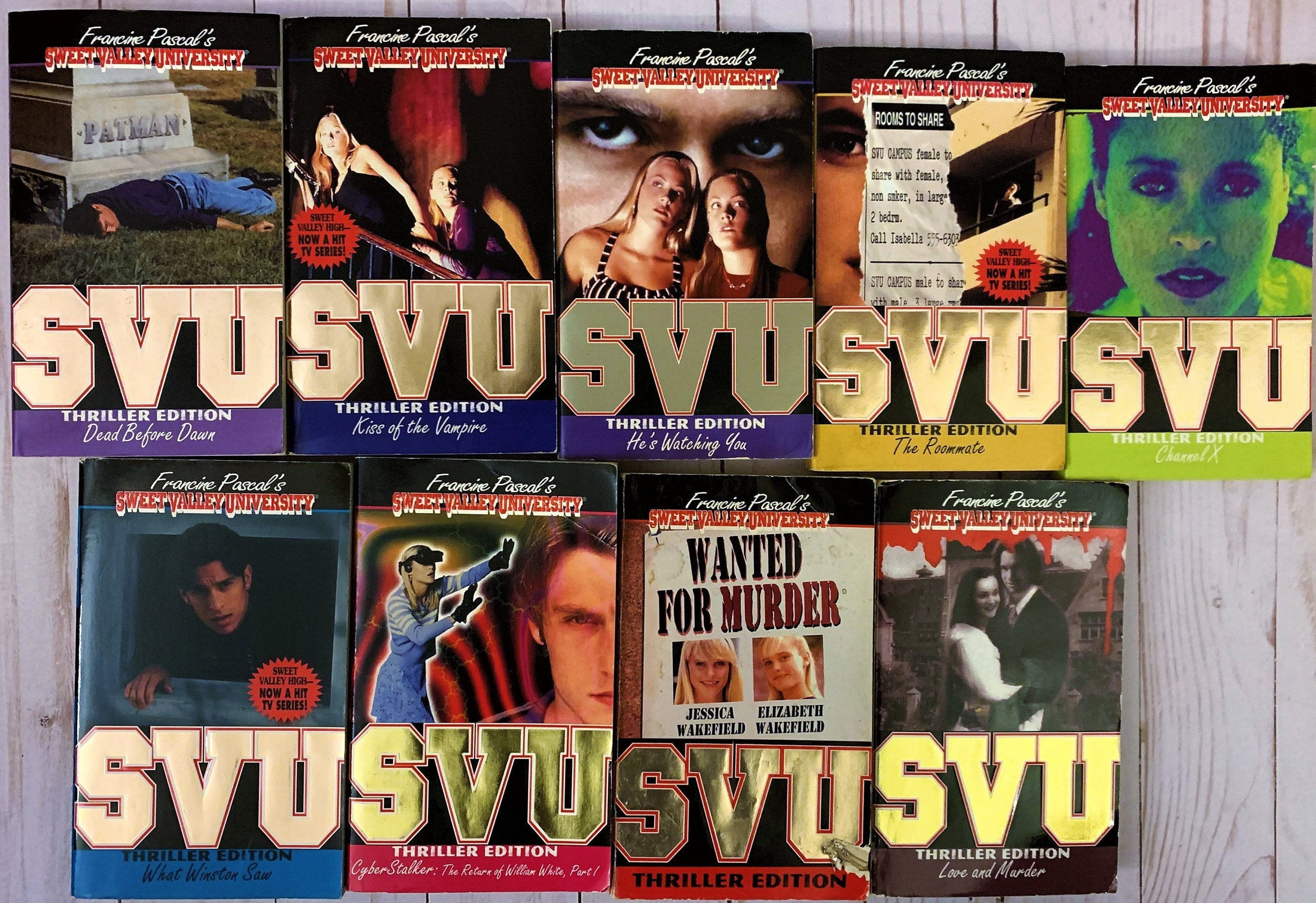 Sweet Valley University Thriller Series - Choose a Book
