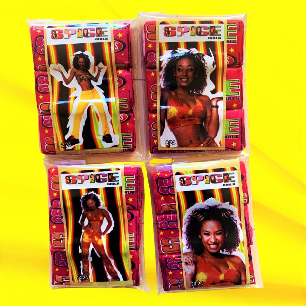 Choose a Spice Girls Sticker From 1997 collection, Ginger Spice, Baby Spice, Sporty Spice, Posh Spice, Scary Spice. NO GUM