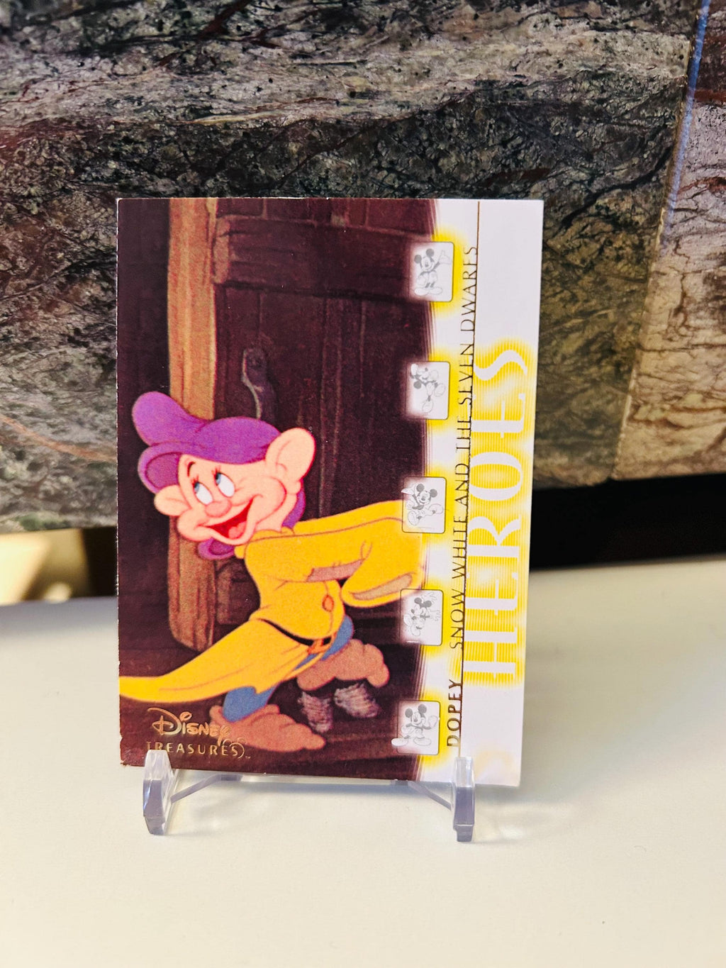 Snow White Dopey 2003 Disney Treasures Trading Card