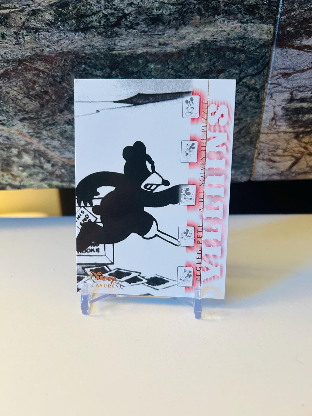 Pegleg Pete, Alice Solves the Puzzle, 2003 Disney Treasures Trading Card