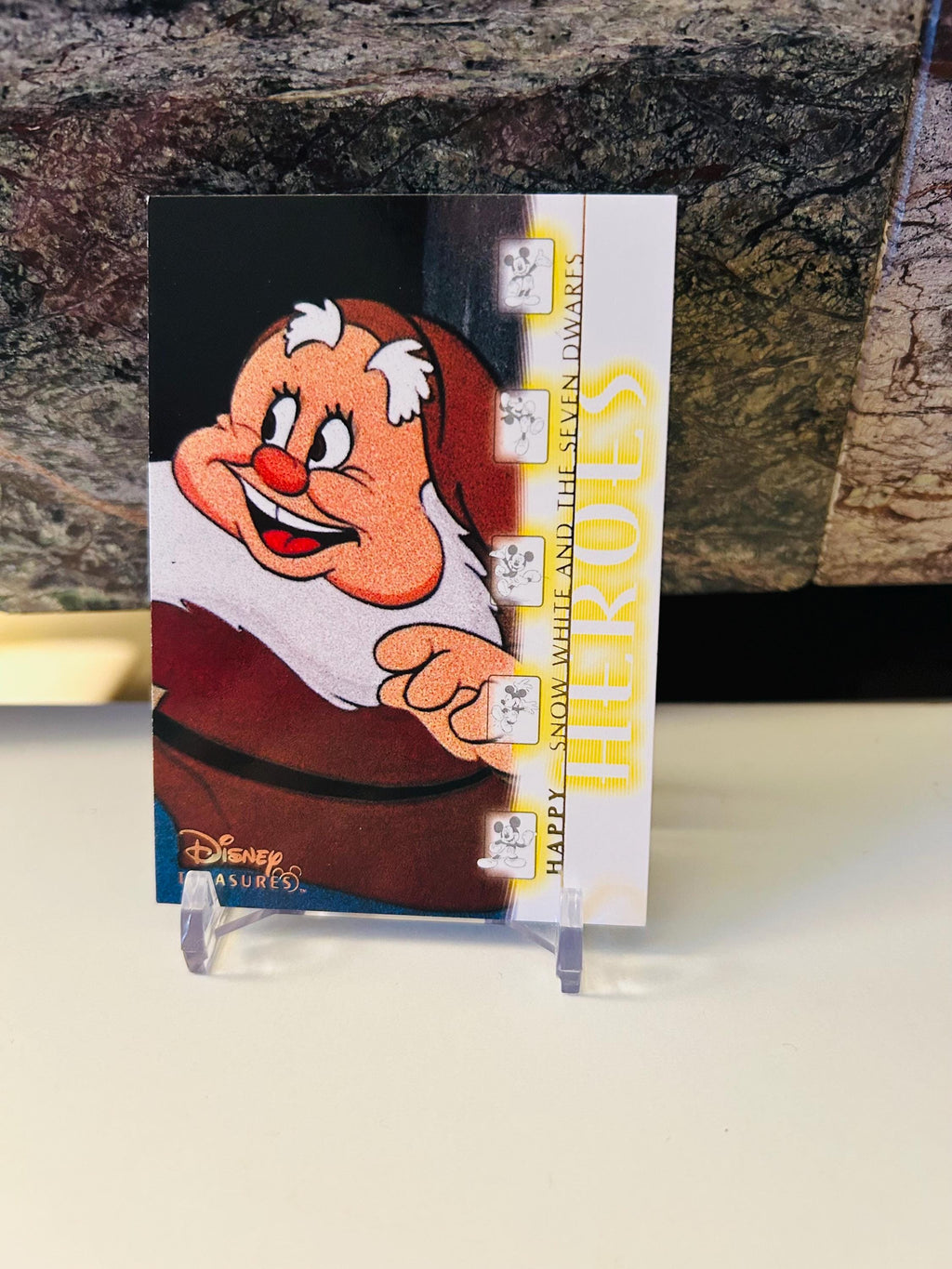 Snow White Happy 2003 Disney Treasures Trading Card