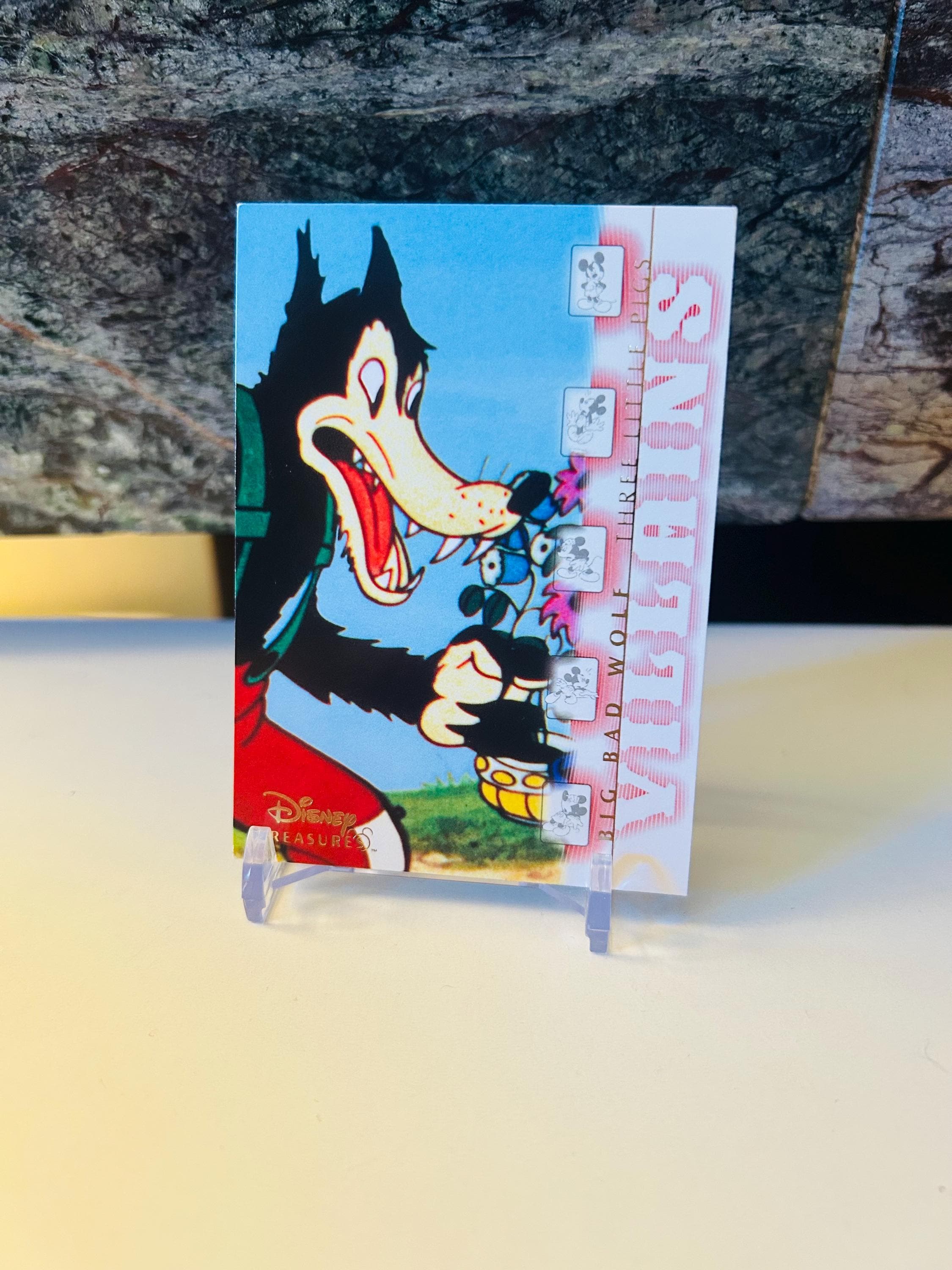 Three Little Pigs, Big Bad Wolf,  2003 Disney Treasures Trading Card