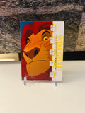 Lion King Mufasa 2003 Disney Treasures Trading Card
