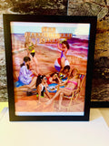 Babysitters Club California Girls Calendar Framed Cover (9x11) INCLUDES FRAME