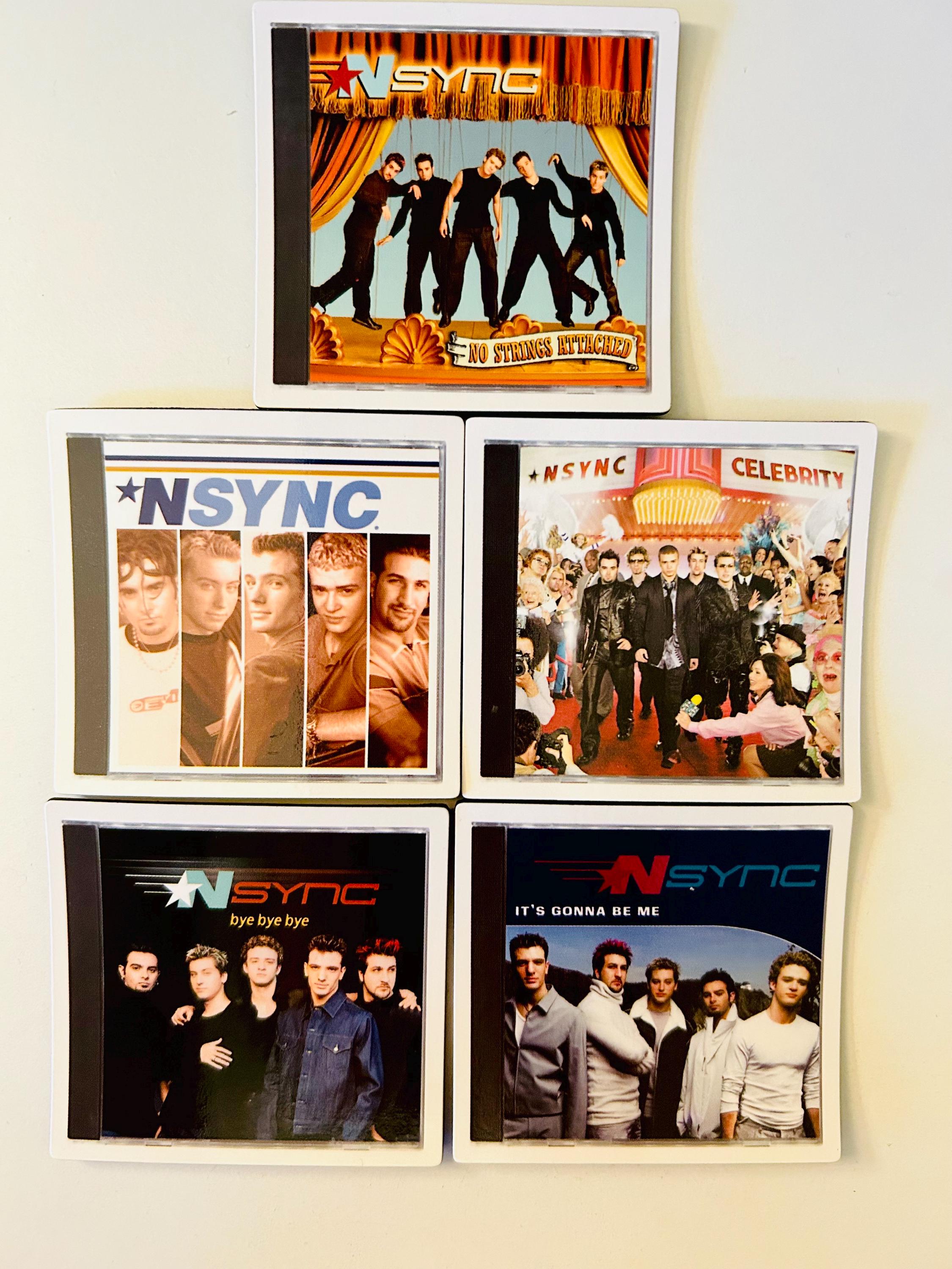 NSYNC Magnets - Choose A MAGNET (2.5 by 2.5 inches)