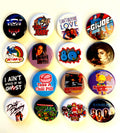 80s style Pinback buttons, Choose, 80s Party Favors