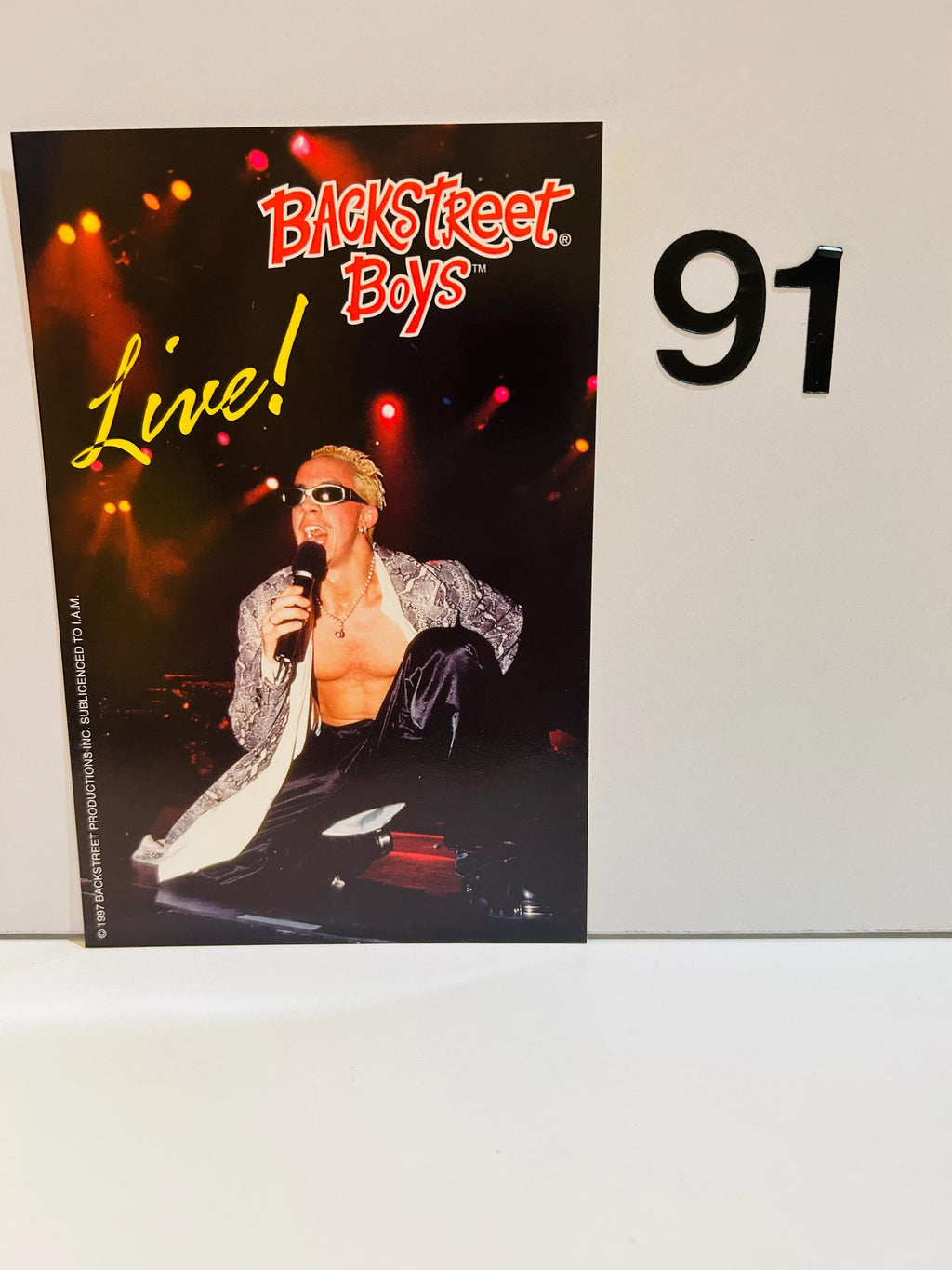 AJ McLean Backstreet Boys Six 4x6 BSB Photos 1998 Lot of 6