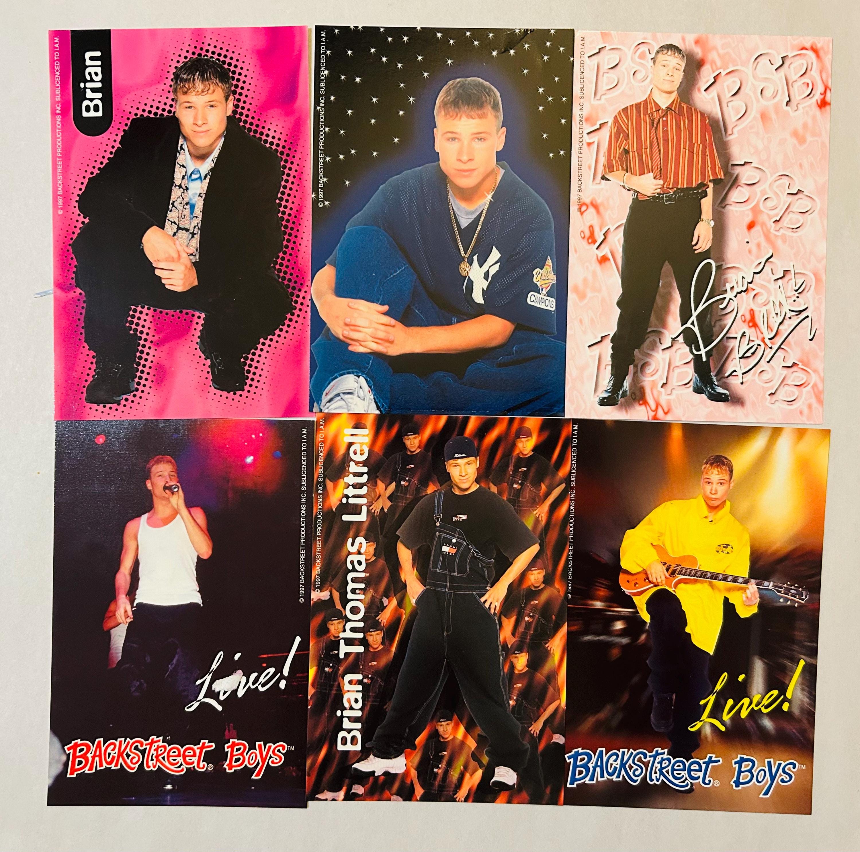 Brian Littrell Backstreet Boys Six 4x6 BSB Photos 1998 Lot of 6