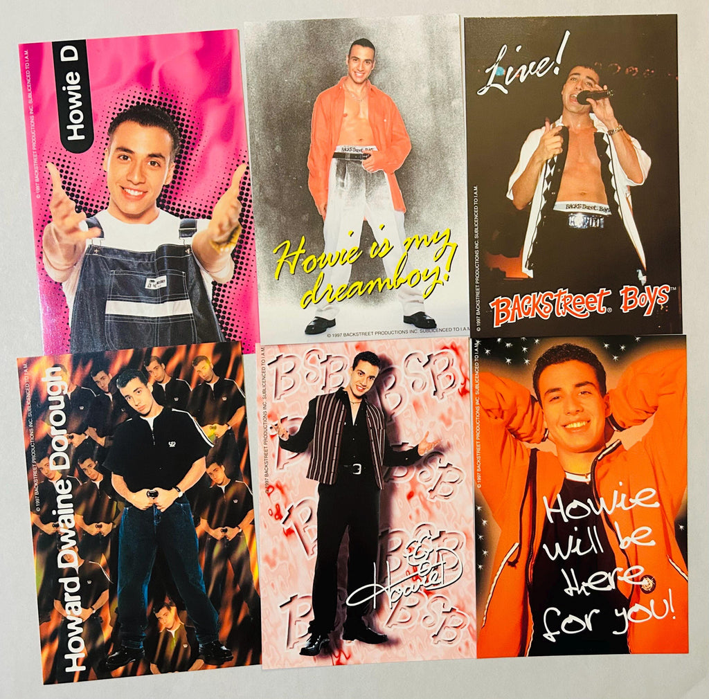 Howie Dorough Backstreet Boys Six 4x6 BSB Photos 1998 Lot of 6