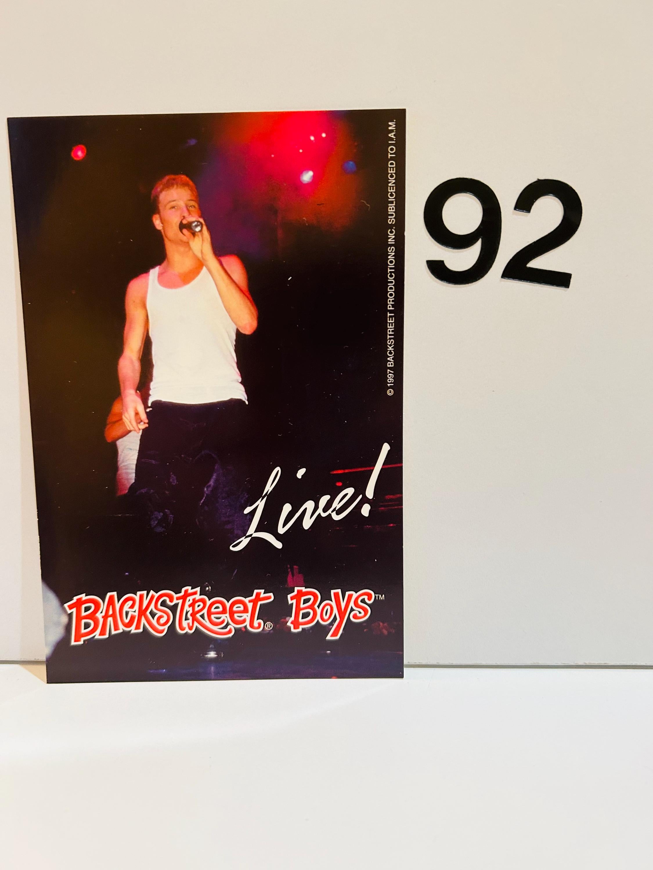 Brian Littrell Backstreet Boys Six 4x6 BSB Photos 1998 Lot of 6