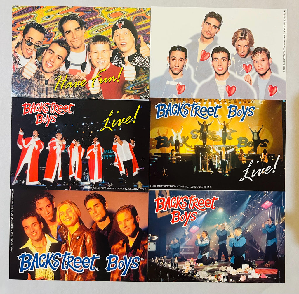 Backstreet Boys Six Group 4x6 BSB Photos 1998 Lot of 6