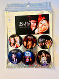 Buffy Six Buttons and Sticker
