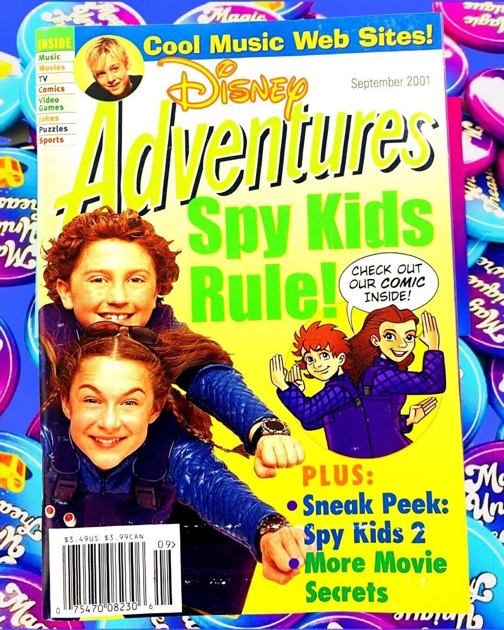 Spy Kids Rule 2001 Disney Adventures Magazine