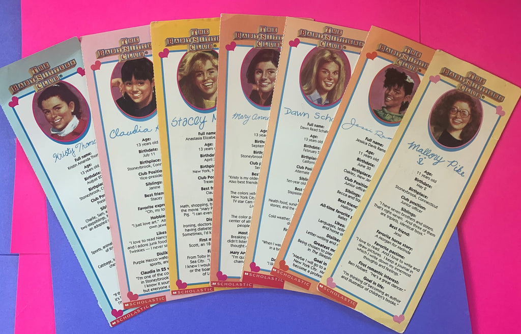 Choose a Babysitters Club Bookmark