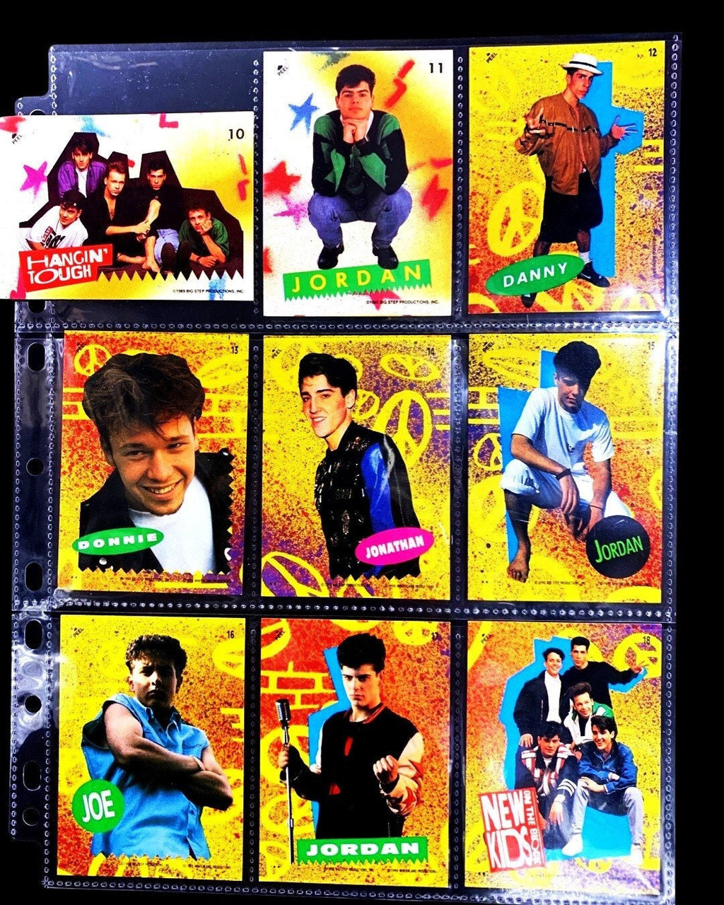 New Kids on the Block Stickers - Pick Your (1989 Sticker)