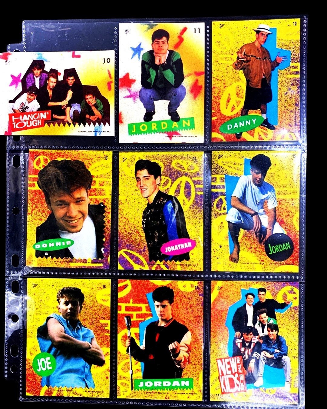 New Kids on the Block Stickers - Pick Your (1989 Sticker)