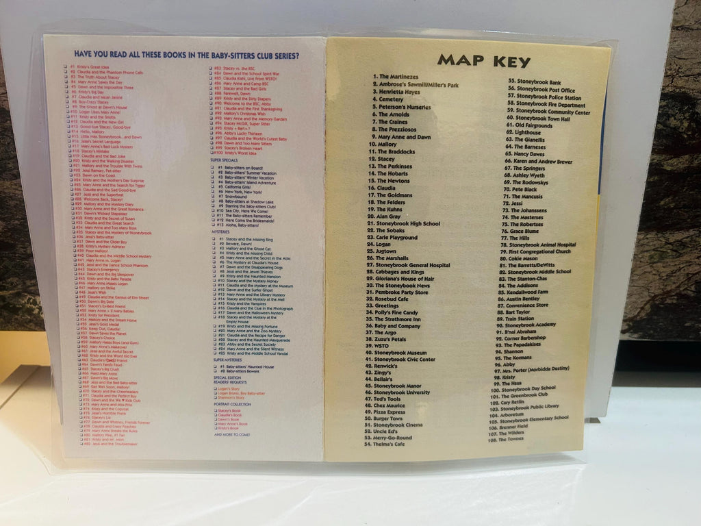 BSC Laminated Stoneybrook Map