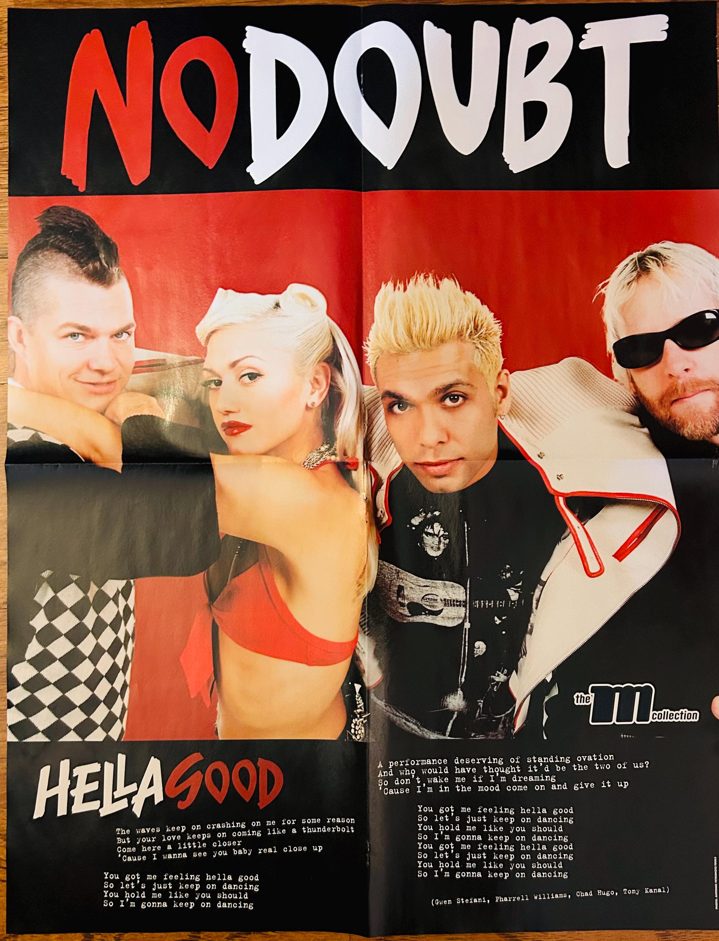 No Doubt and Nick & Aaron Carter Poster 16x20 (2002)