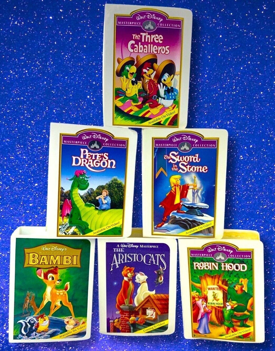 Disney Figures with Mini VHS Case - Choose One