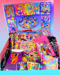 Lisa Frank Bundle Box — Stickers, Buttons, Vinyl Sticker & More! 90s Gifts, Nostalgic Gifts, Y2K